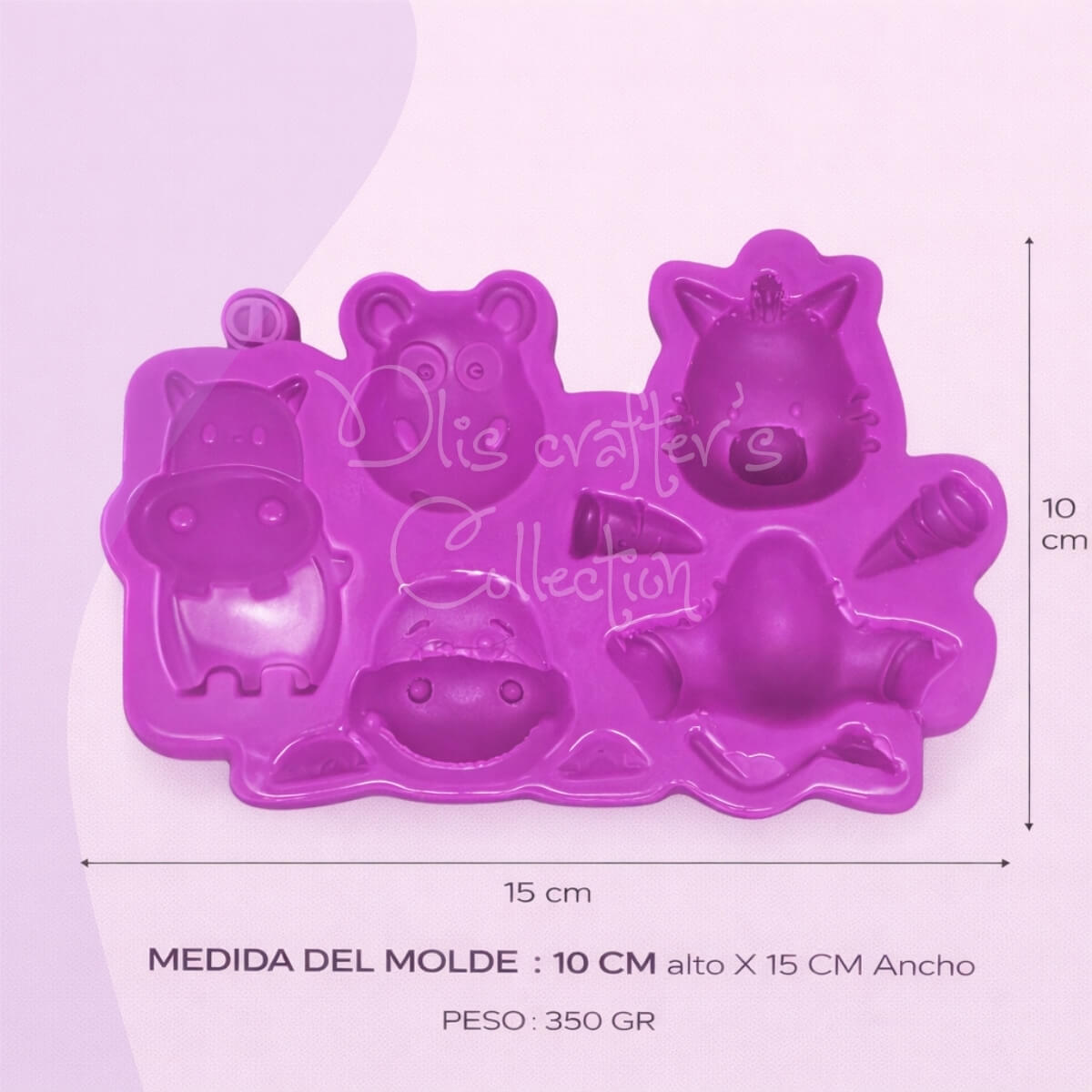 Kit Colección Hipopótamo y Cebra - Imagen 2